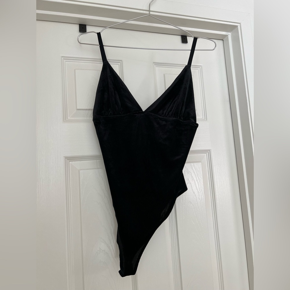 Black Velvet Bodysuit